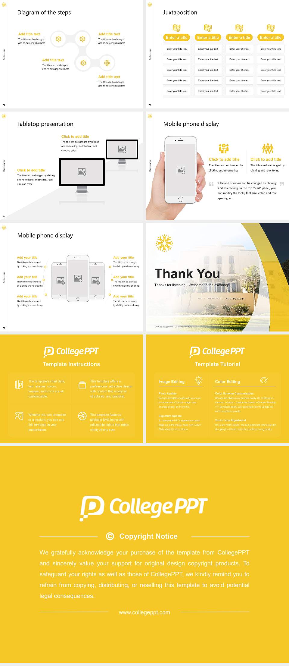 La Sierra University Competition/Entrepreneurship Contest PPT Template4:3 ratio PPT effect preview image9