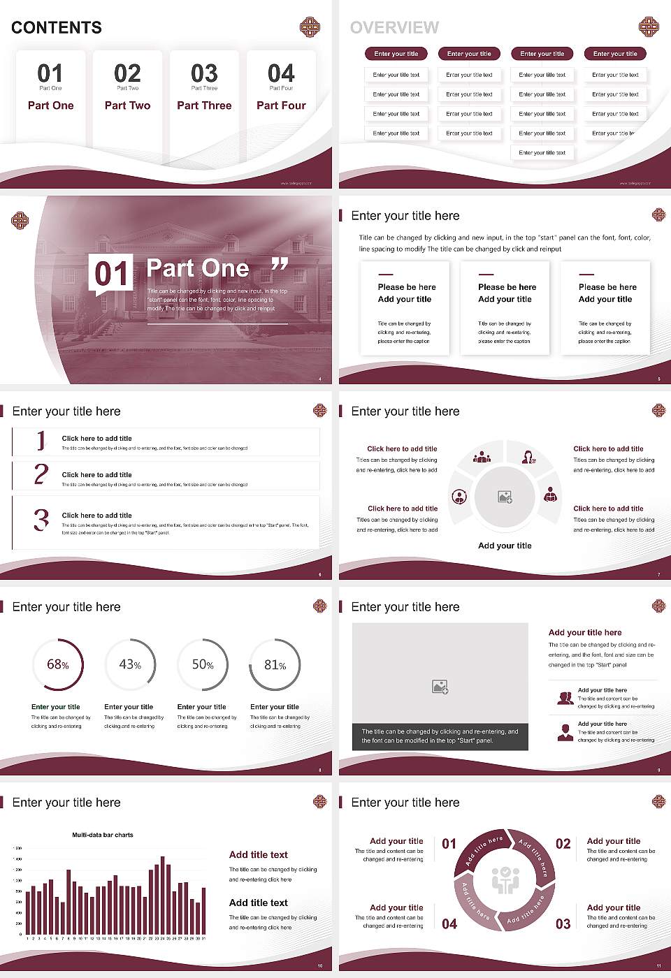 Iona College Lecture Sharing and Networking Event PPT Template16:9 ratio PPT effect preview image2