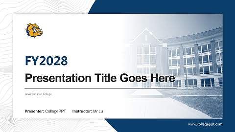 Jarvis Christian College Academic Presentation/Research Findings Report PPT Template