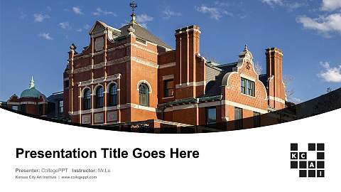 Kansas City Art Institute Course/Courseware Creation PPT Template