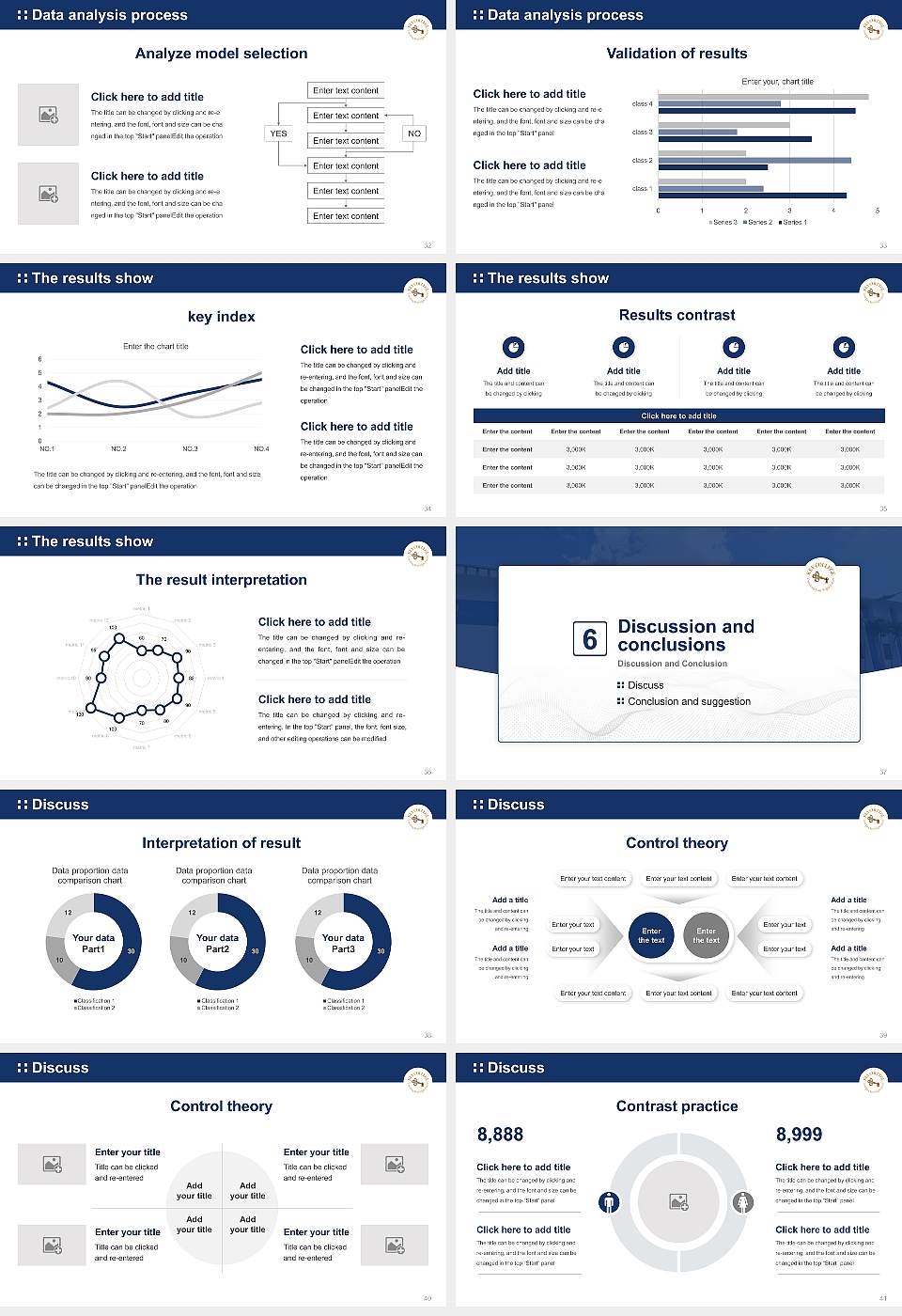 Key College Graduation Thesis Defense PPT Template16:9 ratio PPT effect preview image5
