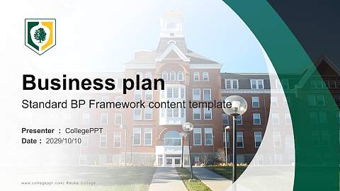Keuka College Competition/Entrepreneurship Contest PPT Template