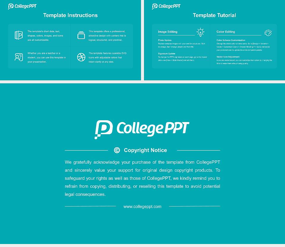 Kettering College Academic Presentation/Research Findings Report PPT Template16:9 ratio PPT effect preview image5