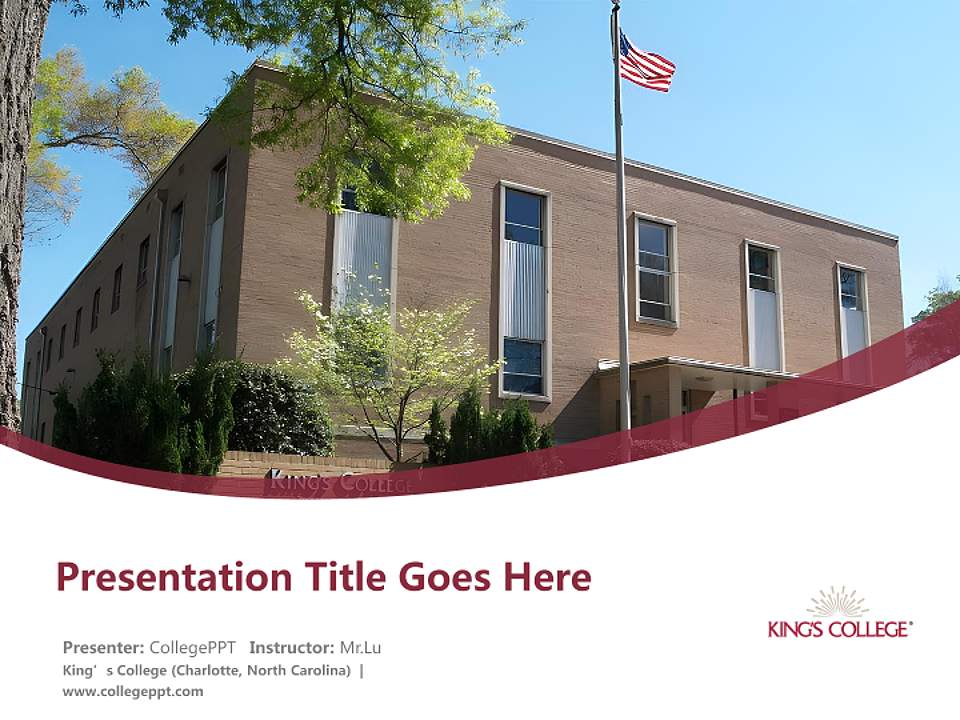 King’s College (Charlotte, North Carolina) Course/Courseware Creation PPT Template4:3 ratio PPT effect preview image5
