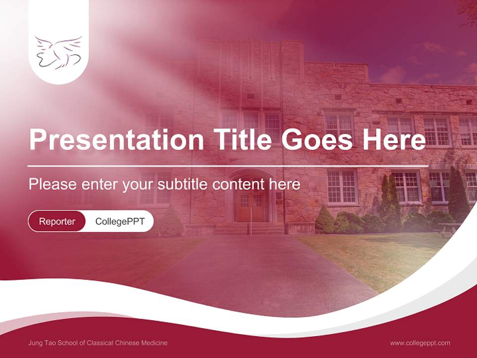 Jung Tao School of Classical Chinese Medicine Lecture Sharing and Networking Event PPT Template4:3 ratio PPT effect preview image4