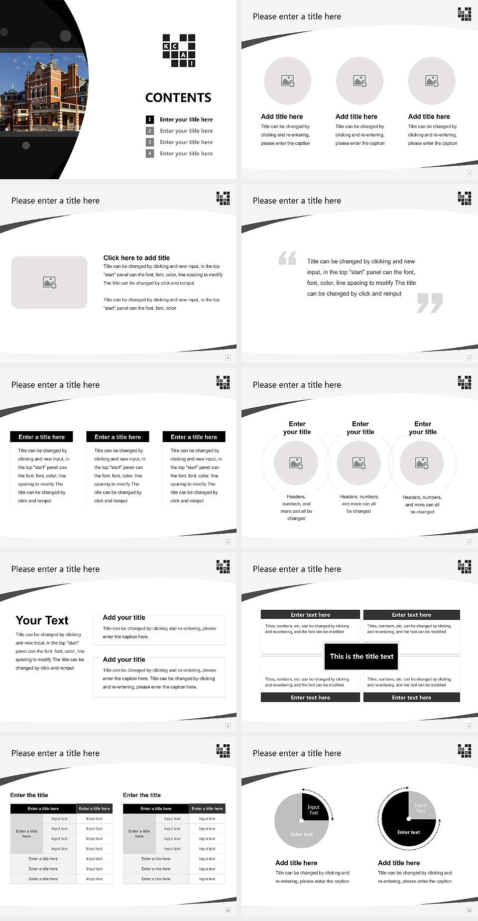 Kansas City Art Institute Course/Courseware Creation PPT Template4:3 ratio PPT effect preview image2