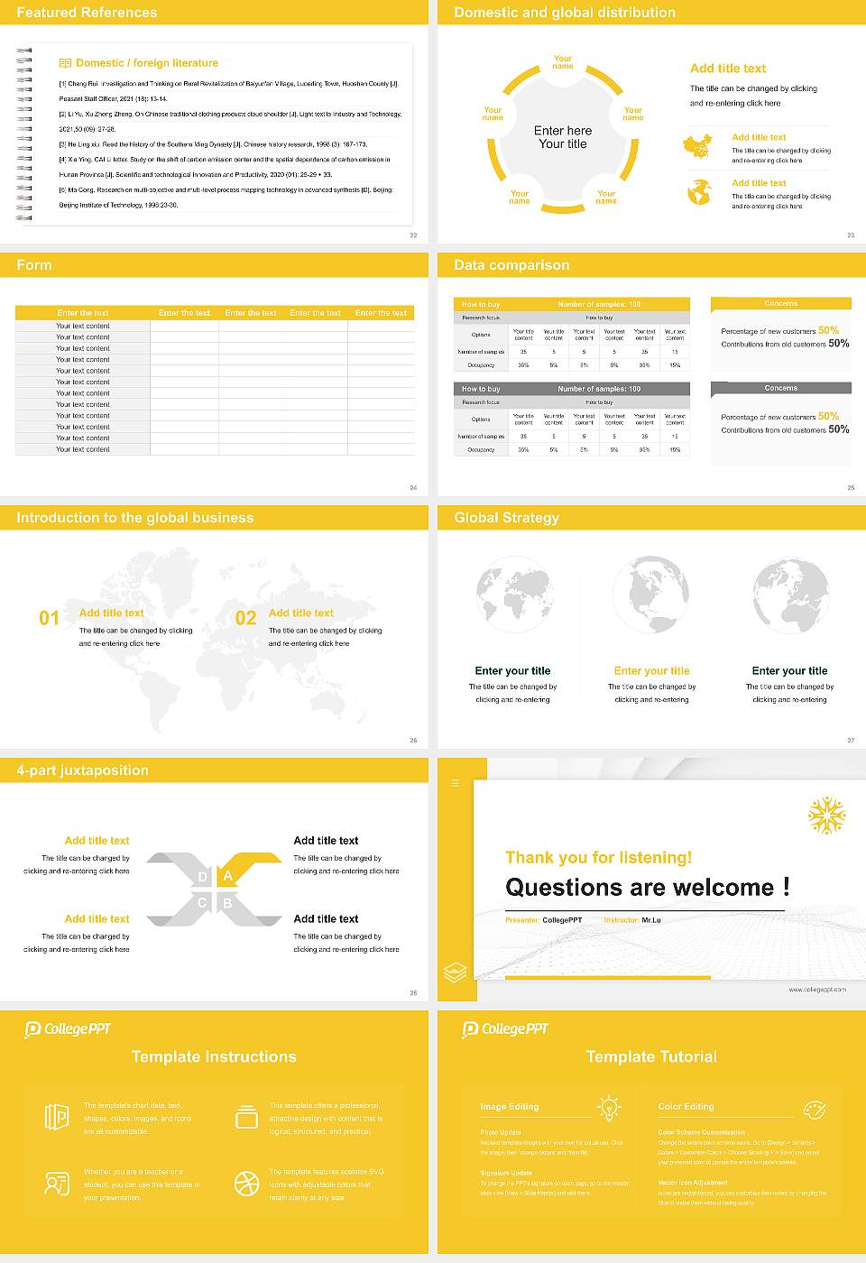 La Sierra University Thesis Proposal/Graduation Defense PPT Template16:9 ratio PPT effect preview image4