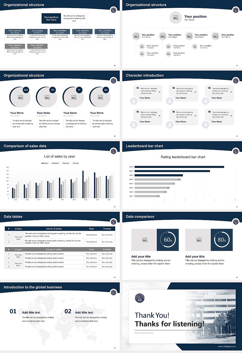 Keiser University-Ft Lauderdale Academic Presentation/Research Findings Report PPT Template16:9 ratio PPT effect preview image4