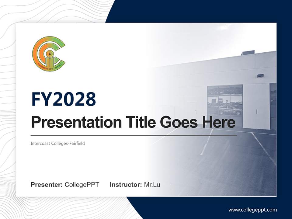 Intercoast Colleges-Fairfield Academic Presentation/Research Findings Report PPT Template4:3 ratio PPT effect preview image5