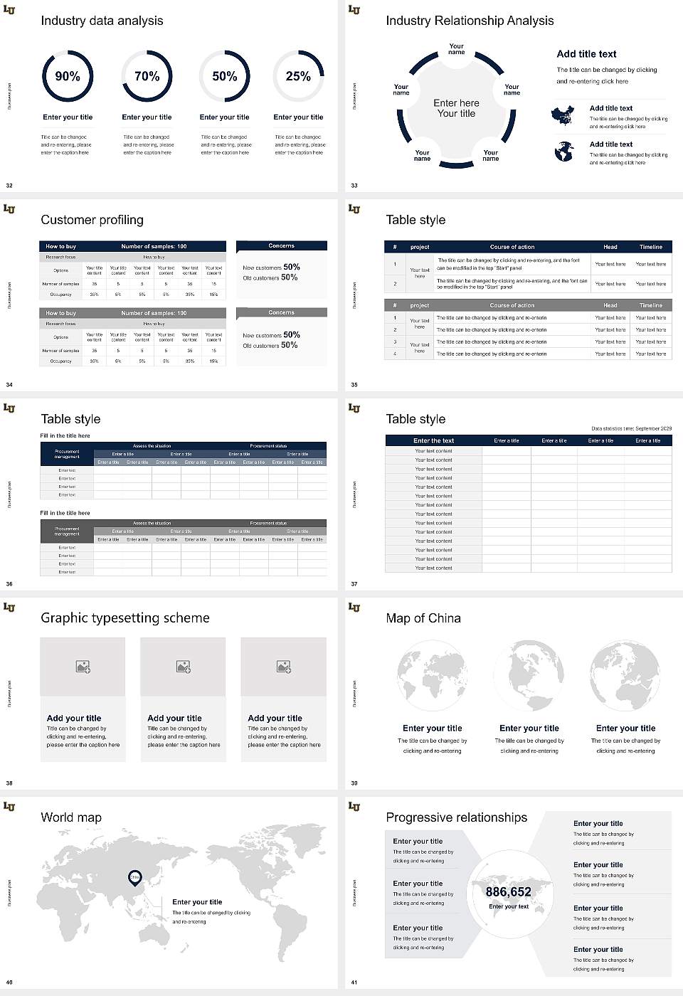 Lakeland University Competition/Entrepreneurship Contest PPT Template16:9 ratio PPT effect preview image5