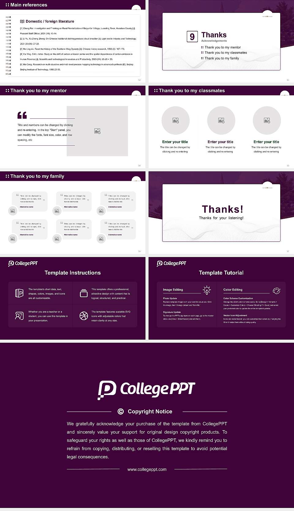 Kuyper College Graduation Thesis Defense PPT Template16:9 ratio PPT effect preview image7