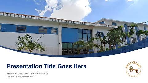 Key College Course/Courseware Creation PPT Template