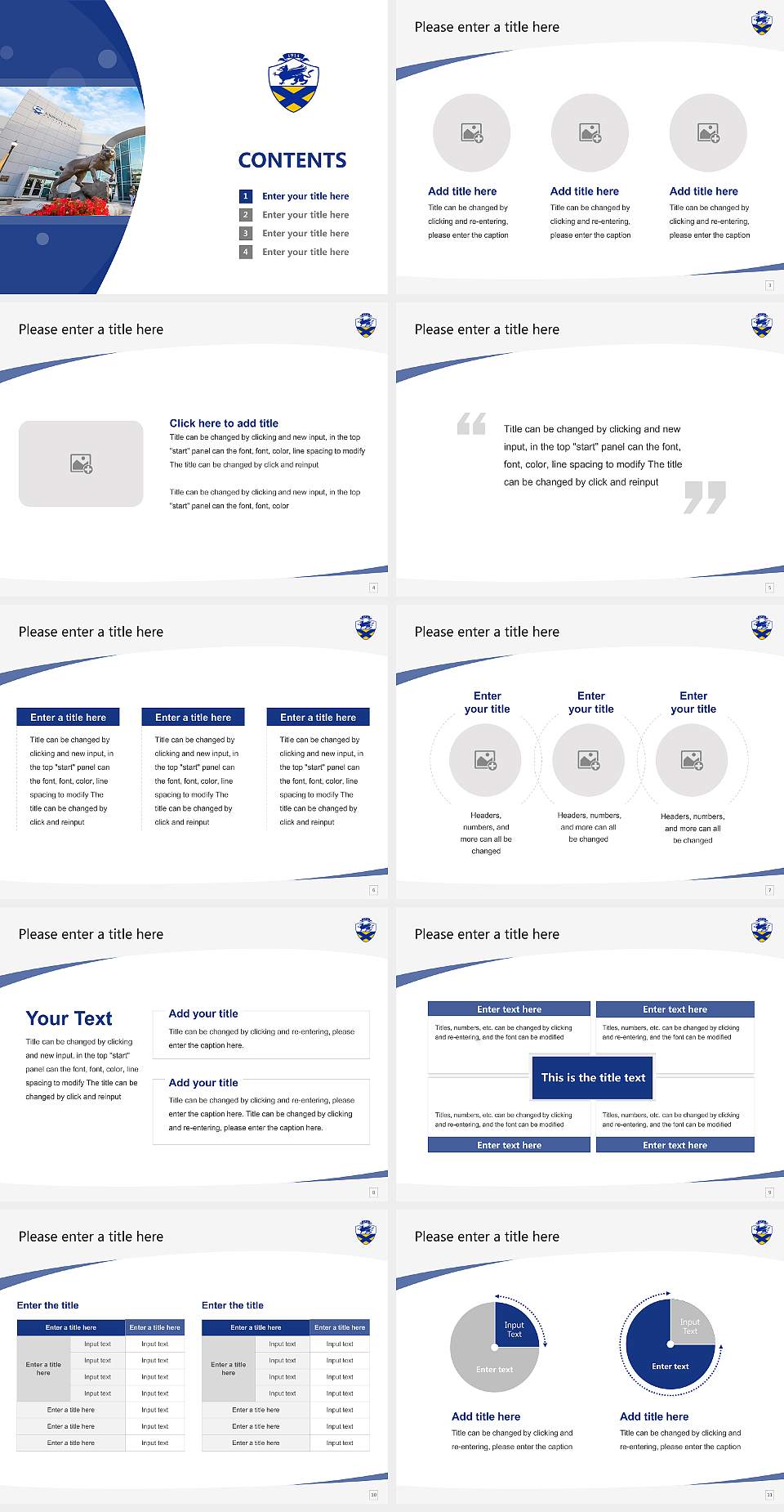Johnson & Wales University-North Miami Course/Courseware Creation PPT Template4:3 ratio PPT effect preview image2