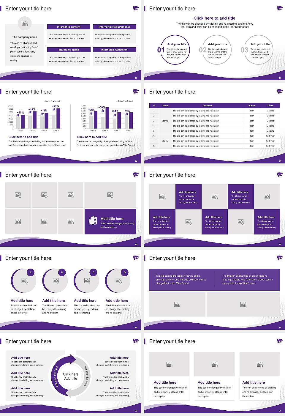 Kansas State University Lecture Sharing and Networking Event PPT Template16:9 ratio PPT effect preview image3