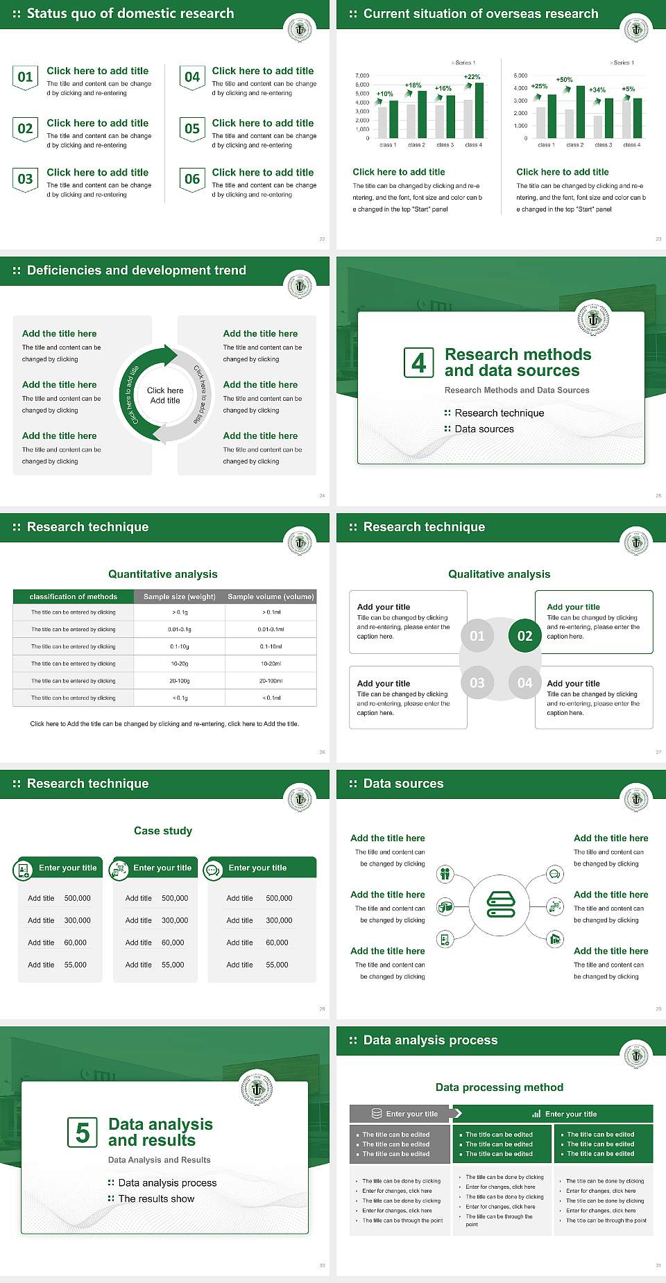 International Technological University Graduation Thesis Defense PPT Template4:3 ratio PPT effect preview image4