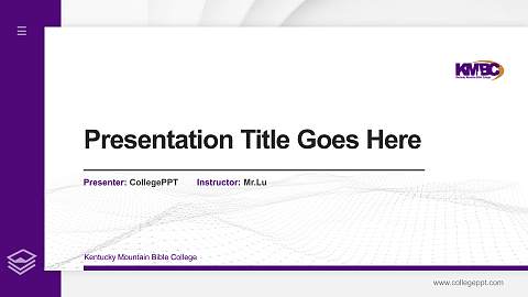 Kentucky Mountain Bible College Thesis Proposal/Graduation Defense PPT Template