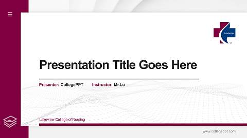 Lakeview College of Nursing Thesis Proposal/Graduation Defense PPT Template