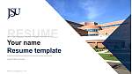 Jackson State University Resume PPT Template