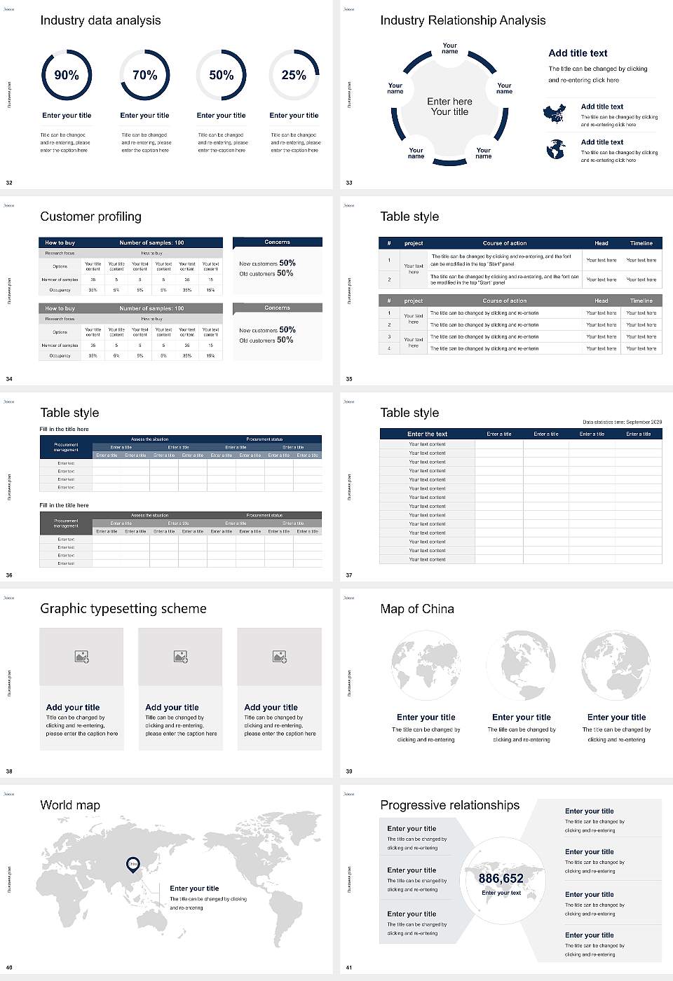 Johnson University Florida Competition/Entrepreneurship Contest PPT Template16:9 ratio PPT effect preview image5