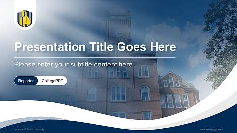 Johnson C Smith University Lecture Sharing and Networking Event PPT Template