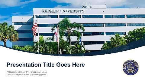 Keiser University-Ft Lauderdale Course/Courseware Creation PPT Template