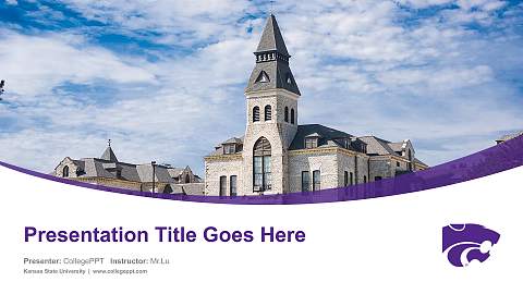 Kansas State University Course/Courseware Creation PPT Template