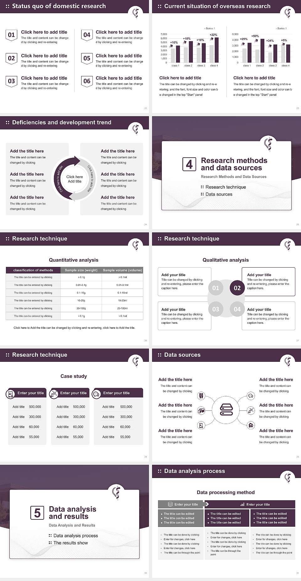 Kansas City University of Medicine and Biosciences-Joplin Graduation Thesis Defense PPT Template4:3 ratio PPT effect preview image4