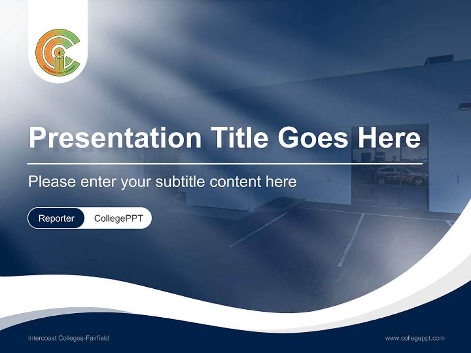 Intercoast Colleges-Fairfield Lecture Sharing and Networking Event PPT Template4:3 ratio PPT effect preview image4