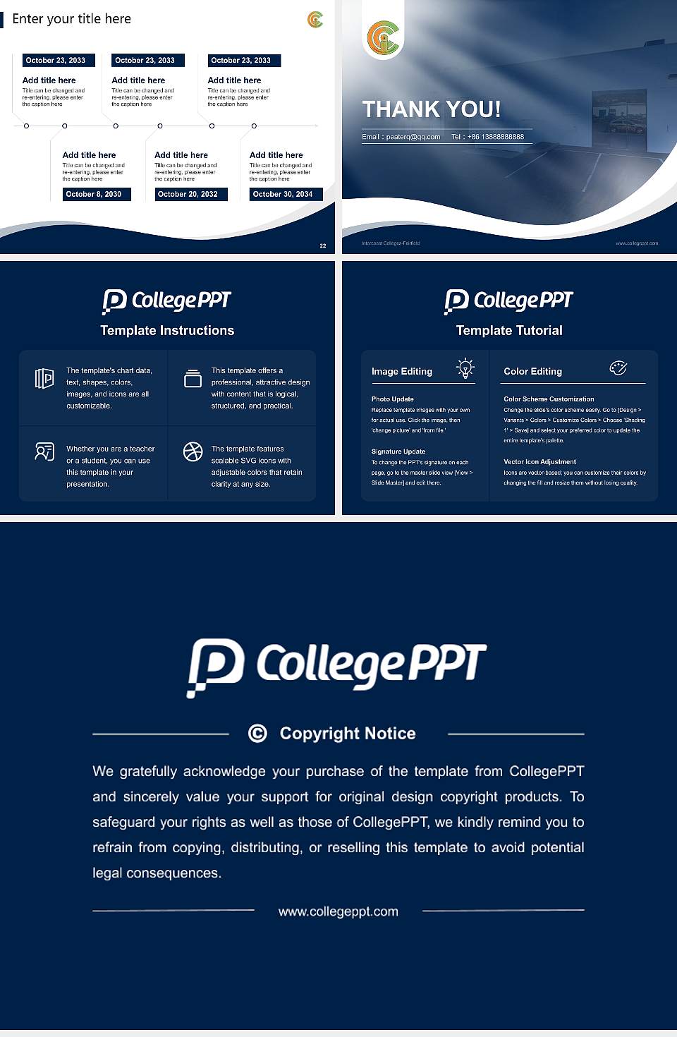 Intercoast Colleges-Fairfield Lecture Sharing and Networking Event PPT Template4:3 ratio PPT effect preview image4
