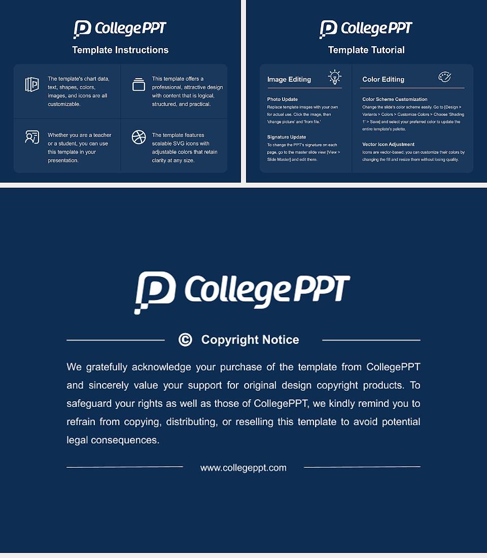 Johnson University Florida Course/Courseware Creation PPT Template4:3 ratio PPT effect preview image5