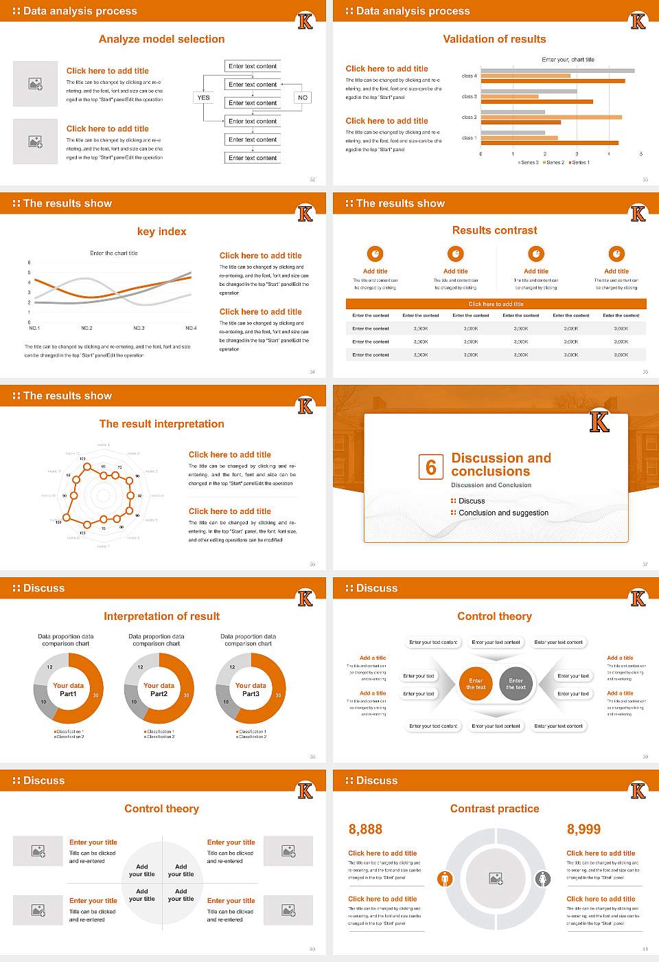 Kalamazoo College Graduation Thesis Defense PPT Template16:9 ratio PPT effect preview image5