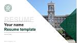 Lake Erie College Resume PPT Template