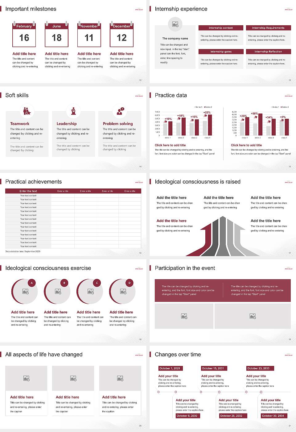 King’s College (Charlotte, North Carolina) National Scholarship Defense PPT Template16:9 ratio PPT effect preview image3