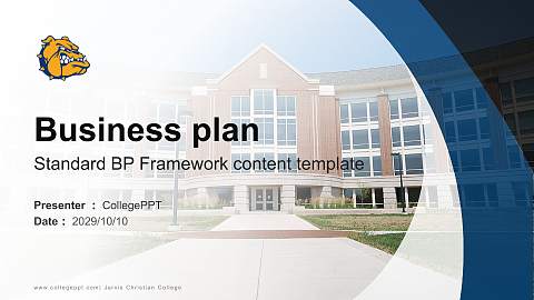 Jarvis Christian College Competition/Entrepreneurship Contest PPT Template