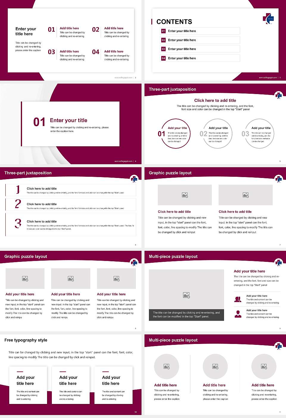 Lakeview College of Nursing Academic Presentation/Research Findings Report PPT Template16:9 ratio PPT effect preview image2