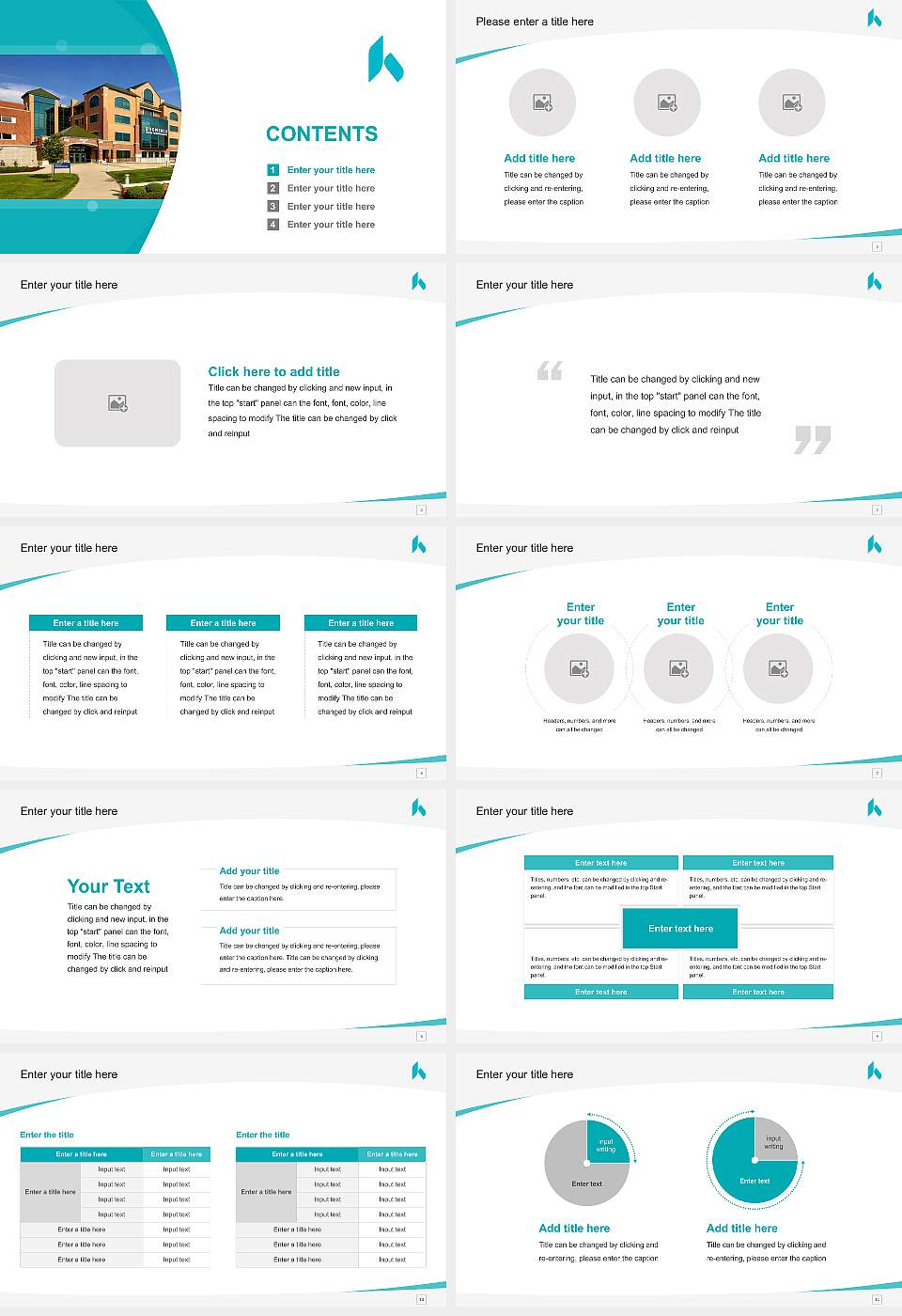 Kettering College Course/Courseware Creation PPT Template16:9 ratio PPT effect preview image2