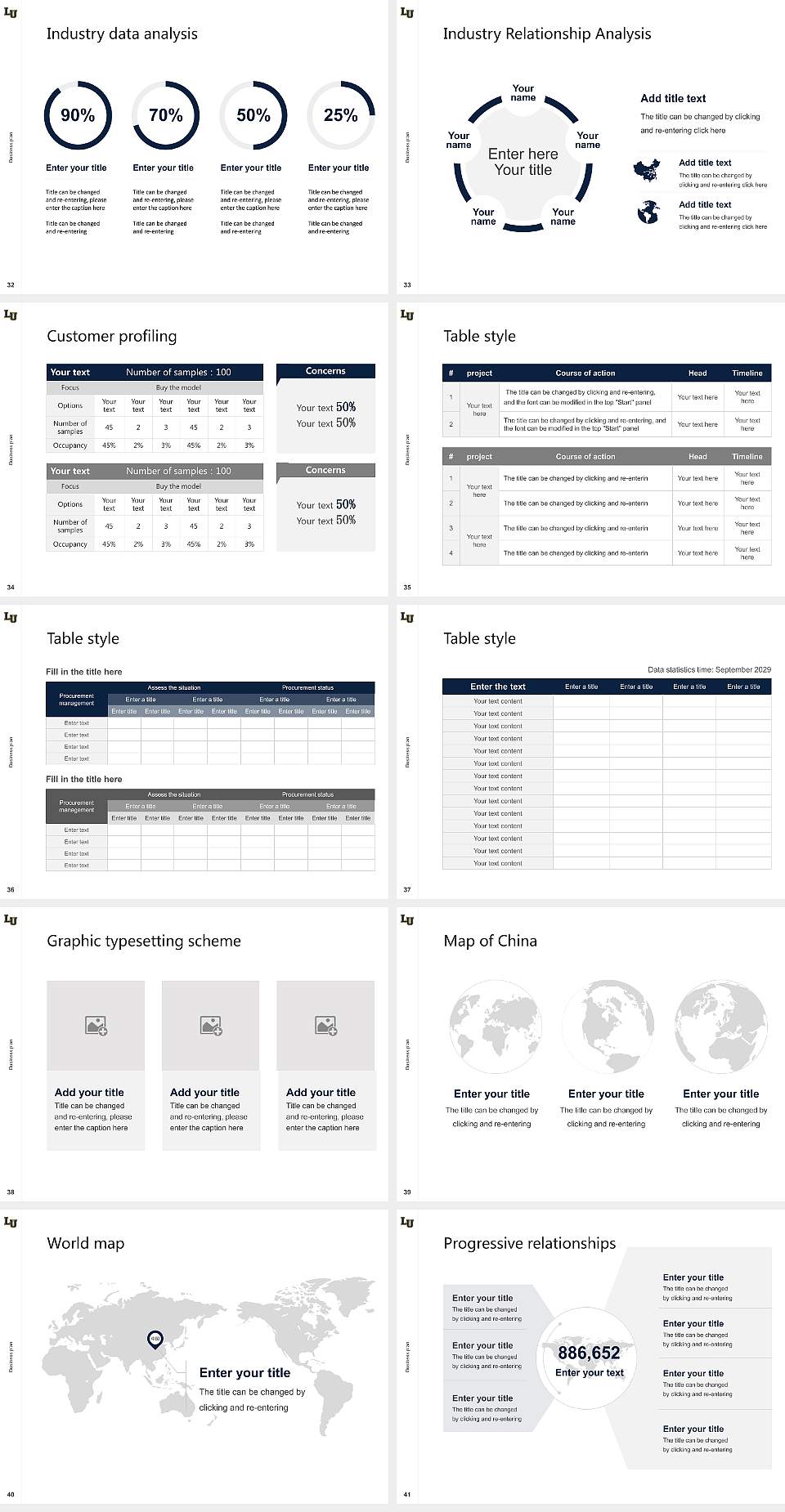 Lakeland University Competition/Entrepreneurship Contest PPT Template4:3 ratio PPT effect preview image5