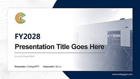 Intercoast Colleges-Fairfield Academic Presentation/Research Findings Report PPT Template