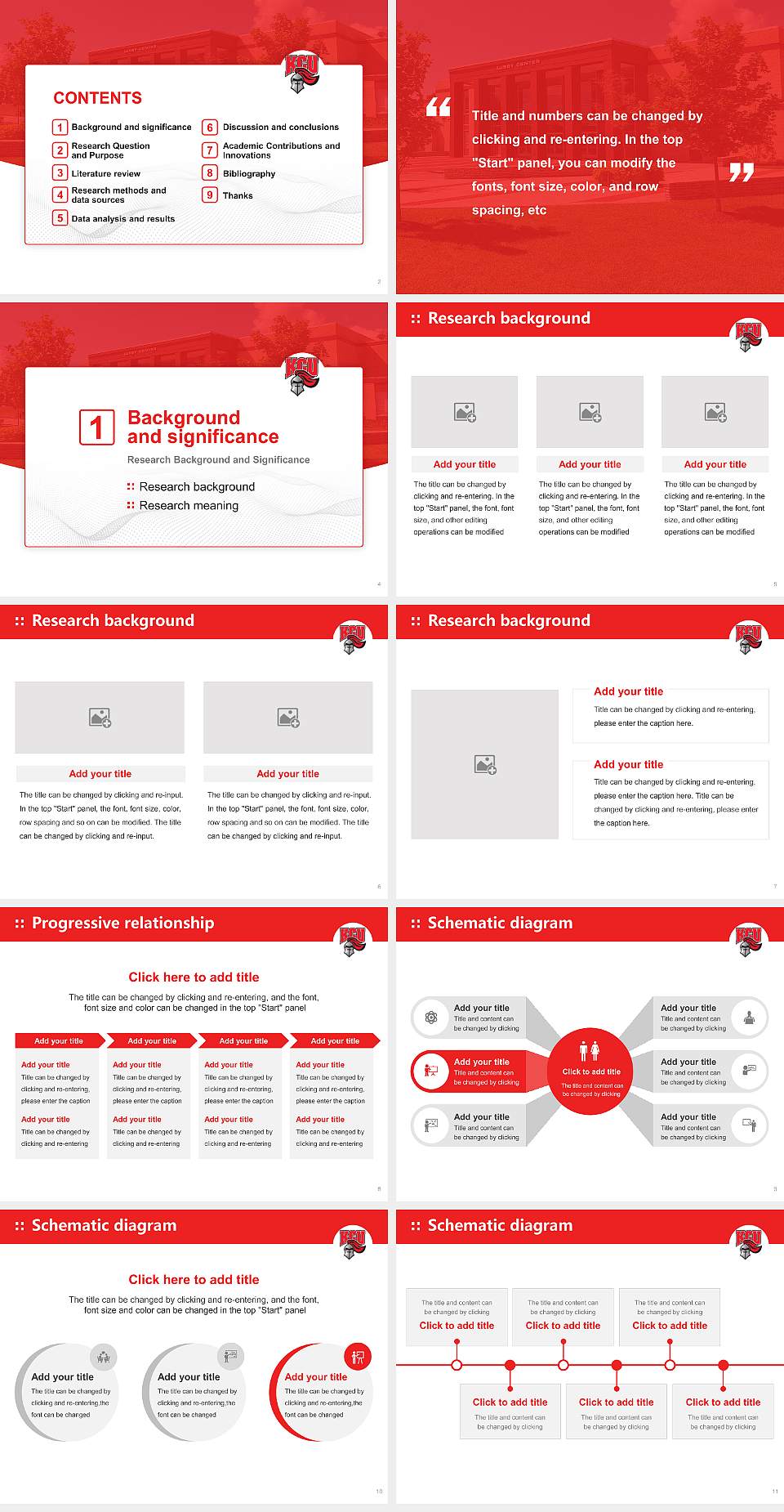 Kentucky Christian University Graduation Thesis Defense PPT Template4:3 ratio PPT effect preview image2