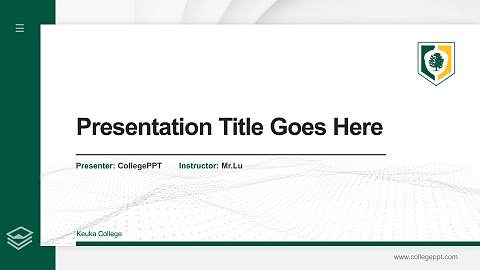 Keuka College Thesis Proposal/Graduation Defense PPT Template