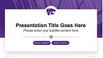 Kansas State University Stipendienverteidigung Powerpoint Vorlage