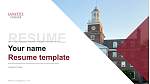 Lafayette College Resume PPT Template