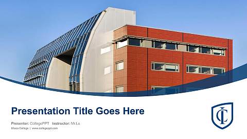 Ithaca College Course/Courseware Creation PPT Template
