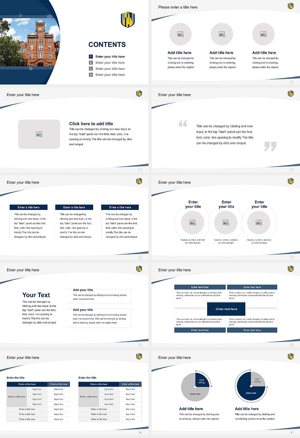 Johnson C Smith University Course/Courseware Creation PPT Template16:9 ratio PPT effect preview image2