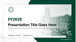 Lake Erie College Academic Presentation/Research Findings Report PPT Template