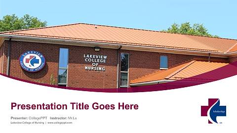 Lakeview College of Nursing Course/Courseware Creation PPT Template