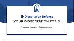 King University학위 논문 방어PPT 템플릿