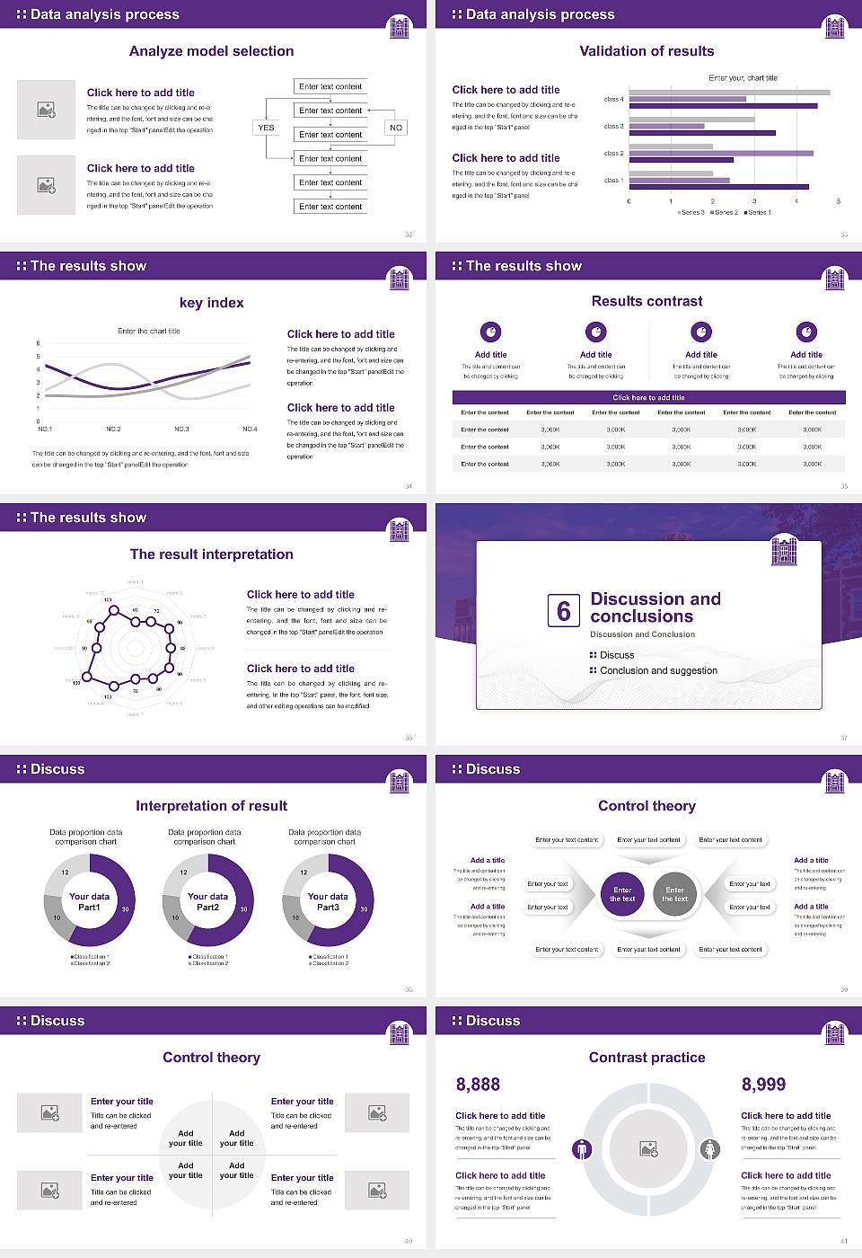 Kansas Wesleyan University Graduation Thesis Defense PPT Template16:9 ratio PPT effect preview image5