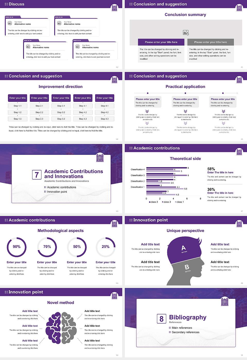 Kansas Wesleyan University Graduation Thesis Defense PPT Template16:9 ratio PPT effect preview image6