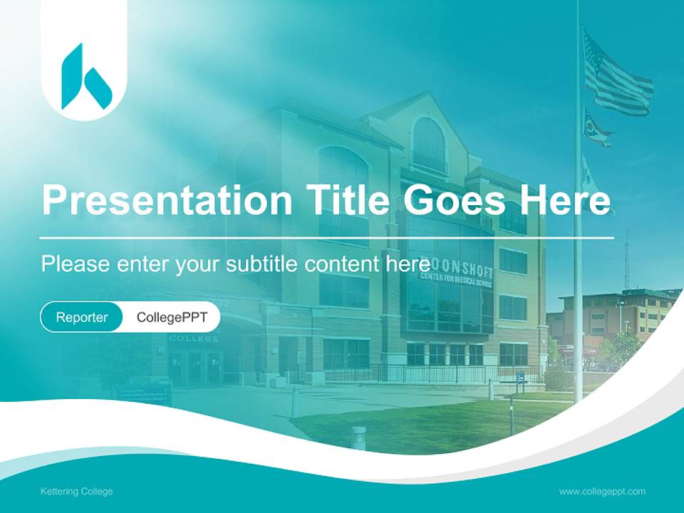 Kettering College Lecture Sharing and Networking Event PPT Template4:3 ratio PPT effect preview image4